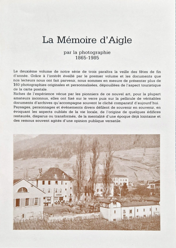LA MÉMOIRE D’AIGLE, 3 volumes – Image 5