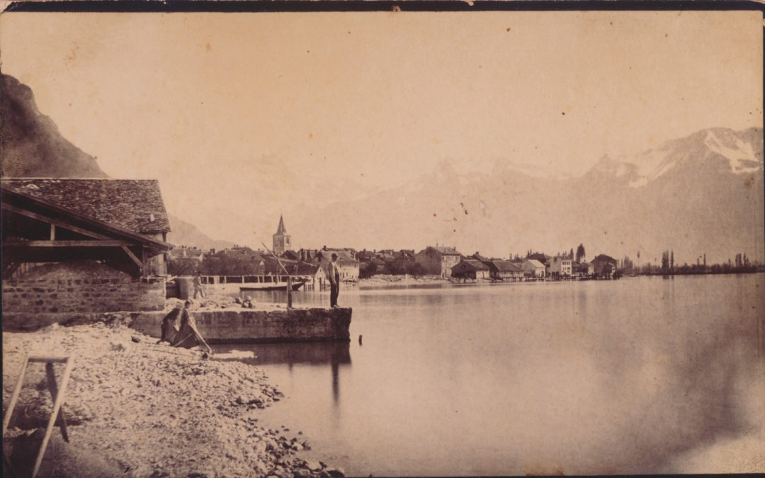 Les rives du lac avant 1872