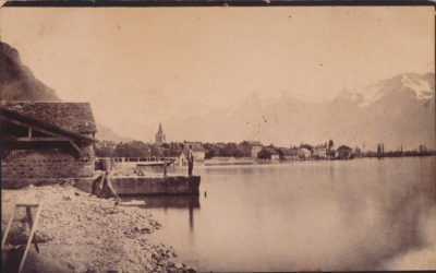 Les rives du lac avant 1872