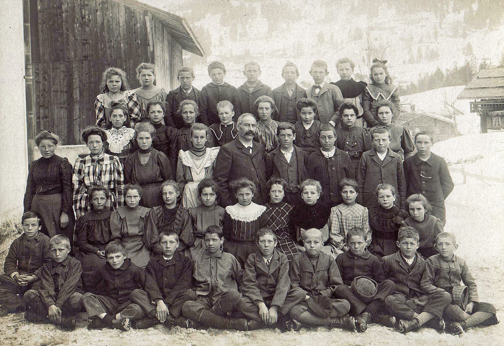 Classe de Villars en 1908