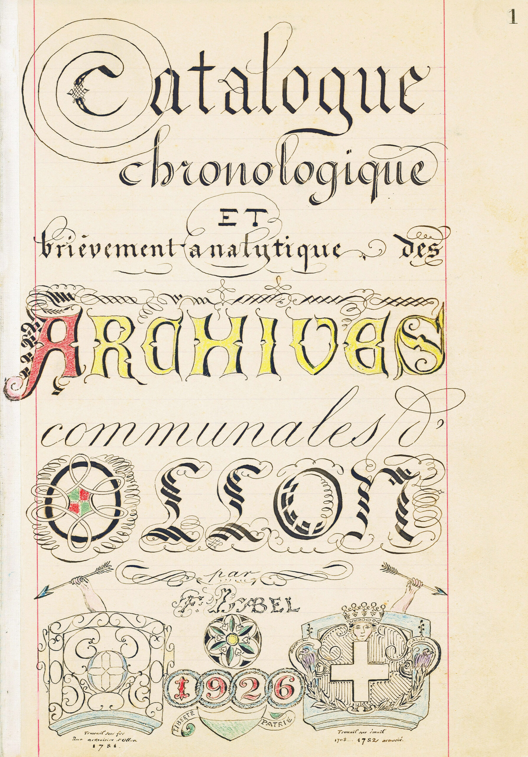Catalogue Ollon